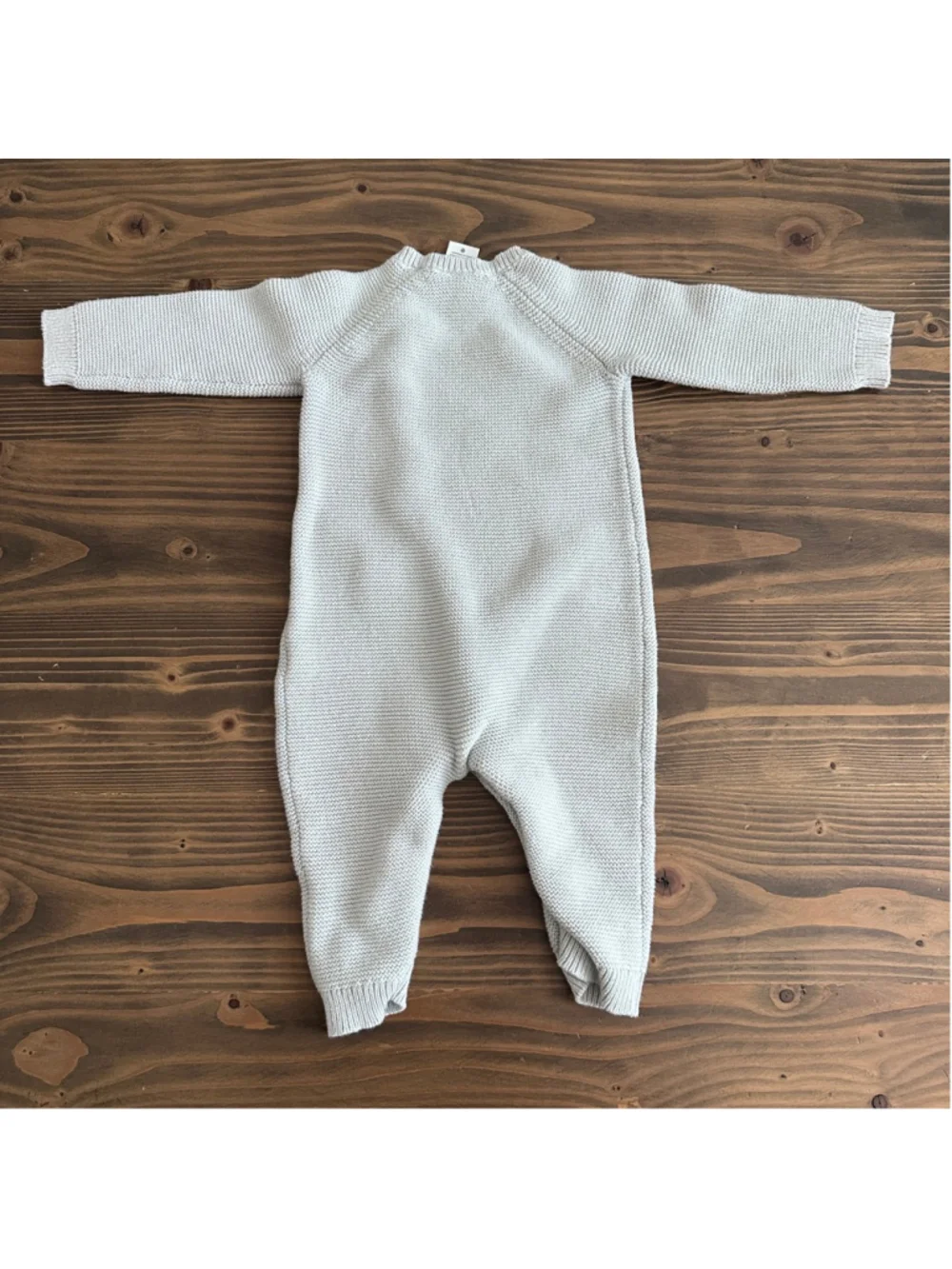 Carters Baby Footie 6M Gray Knit One Piece Sleeper Cozy Infant Outfit